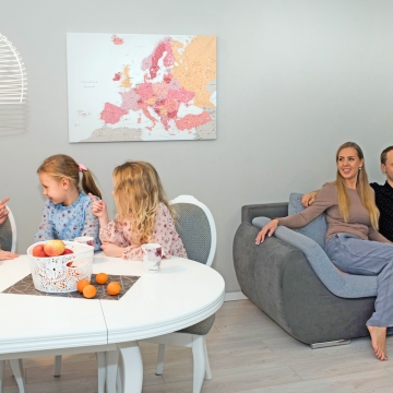 Europos žemėlapis Nr.3 Rožinis kvarcas