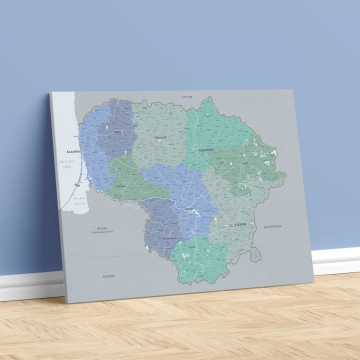 Lietuvos žemėlapis Nr.9 Mėlynasis opalas