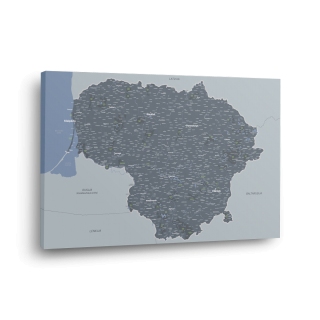 Lietuvos žemėlapis Nr.8 Melsvasis akvamarinas